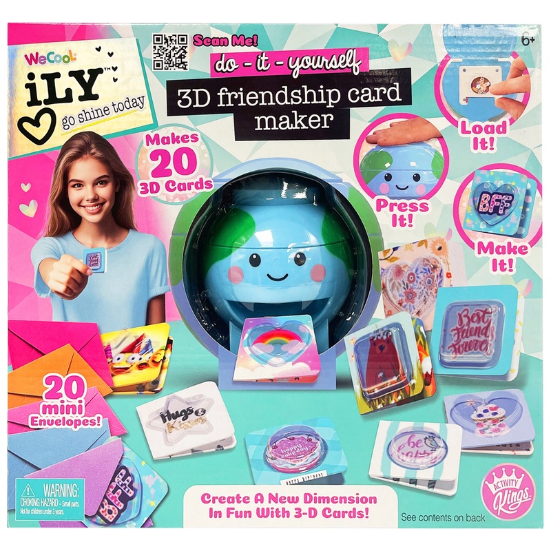 WeCool iLY 3D Vriendschapskaart Maker