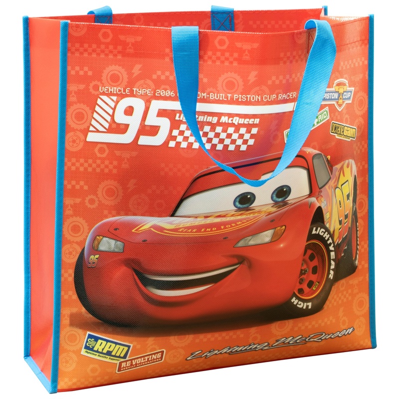 Disney Cars Lightning McQueen Reusable Shopping Bag