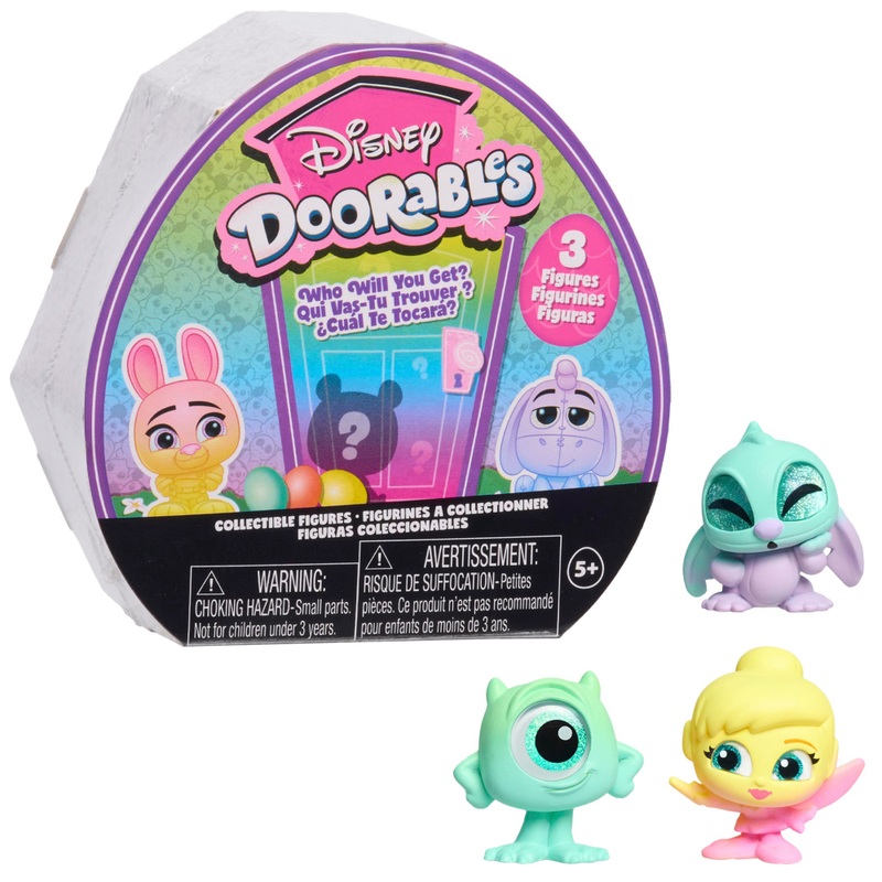 Disney Doorables - Coffret Figurines de Pâques Série Limitée - Modèle Surprise