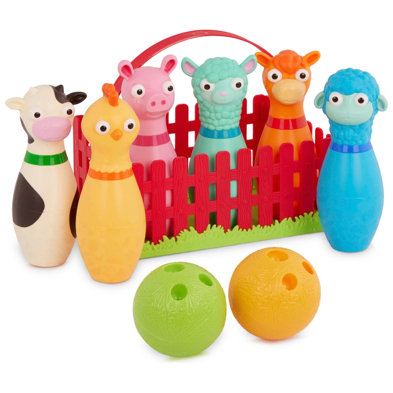 Battat - Ensemble de Bowling Animaux de la Ferme