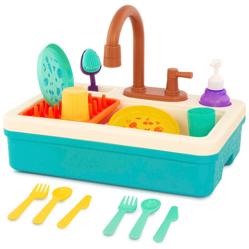 Batat Gootsteen Speelset Splash & Sparkle met Kleurwisseling 16-delig
