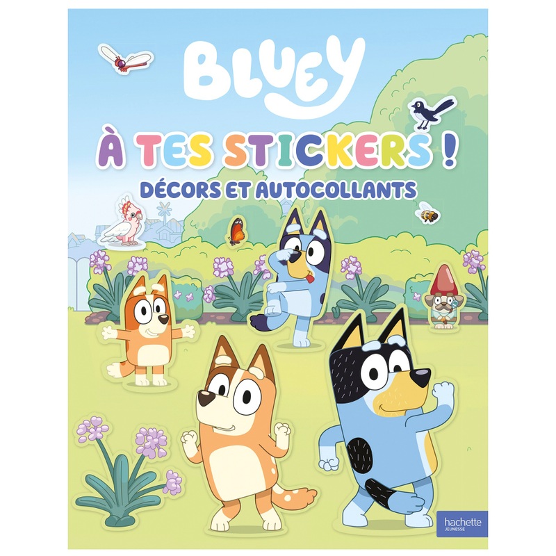 Bluey - Livre Décors et Autocollants