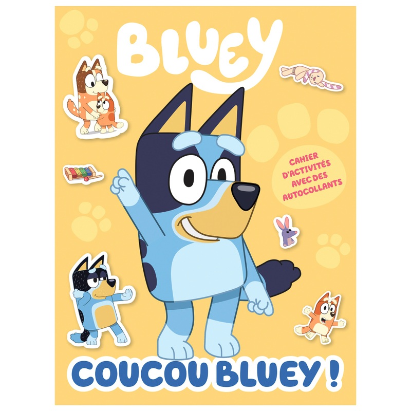 Bluey - Cahier d'activités avec autocollants