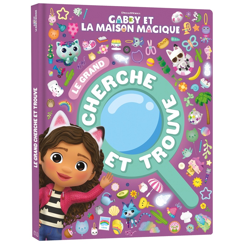 Gabby et La Maison Magique - Livre Le Grand Cherche et Trouve