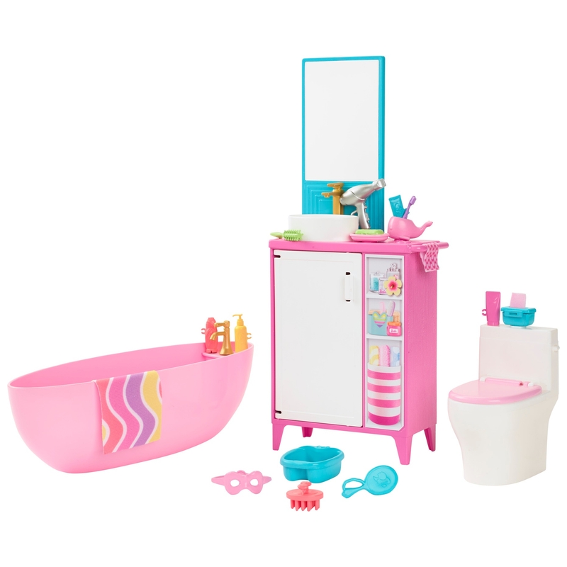 Barbie World Badkamer met Badkuip