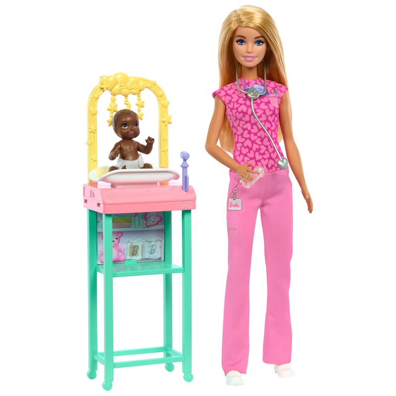 Barbie Pop Kinderarts met Baby
