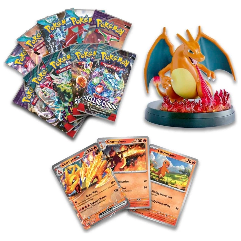 Pokemon Pokémon Trading Card Game (TCG): Super Premium Charizard ex Collection Box