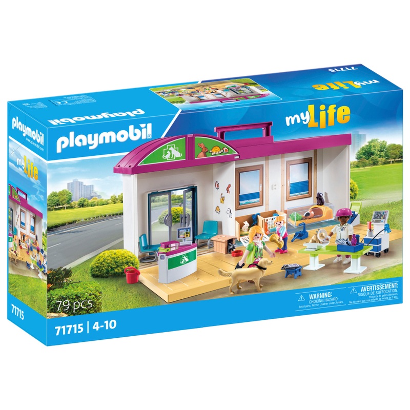 PLAYMOBIL my Life 71715 Draagbare Dierenkliniek