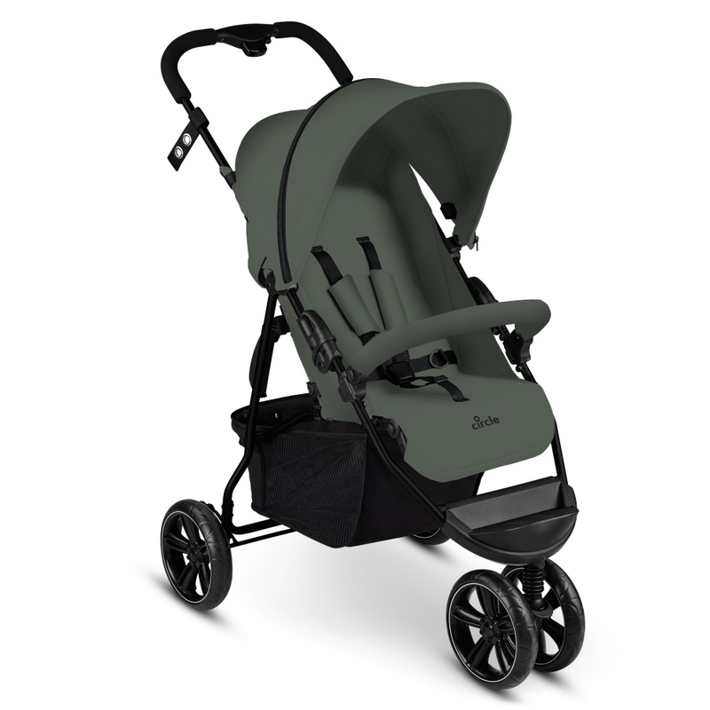 ABC Design Buggy Treviso 3 Dark Olive donkergroen
