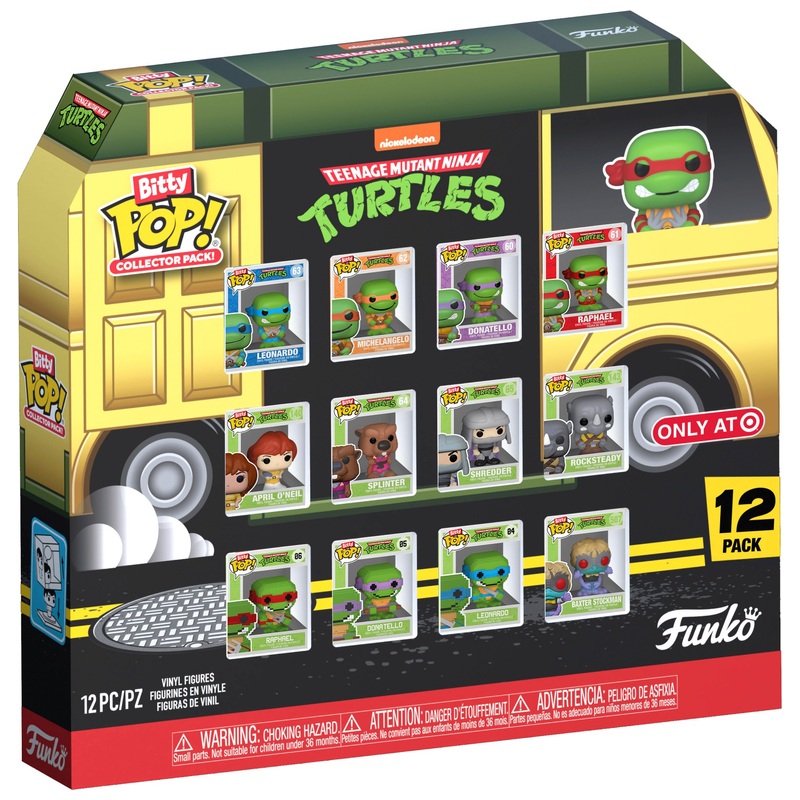 FunkoBitty POP! Tortues Ninja Coffret 12 Figurines