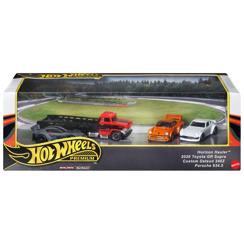 Hot Wheels - Premium 1/64 Pack 4 Véhicules Horizon Hauler