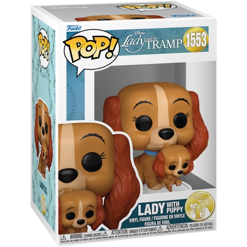 Disney Figur Und Strolch Vier Buchstaben Funko POP! Figur 1553 Disney Susi & Strolch Susi mit Puppy | Smyths