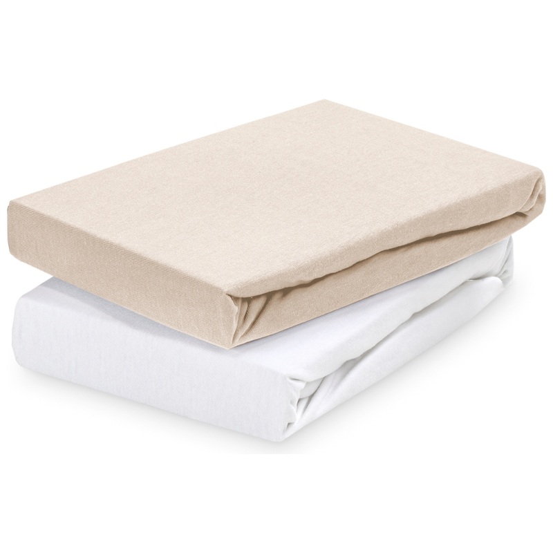 Julius Zöllner Hoeslaken 2-Pack 70 x 140 cm wit