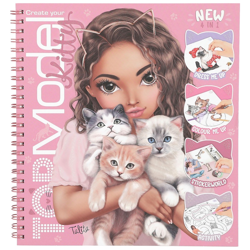 TOPModel - Livre de Coloriage et d'Activités Chats