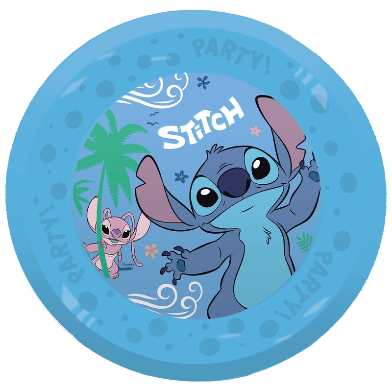 Disney Stitch & Angel Herbruikbare Bordjes 4 Stuks 21 cm
