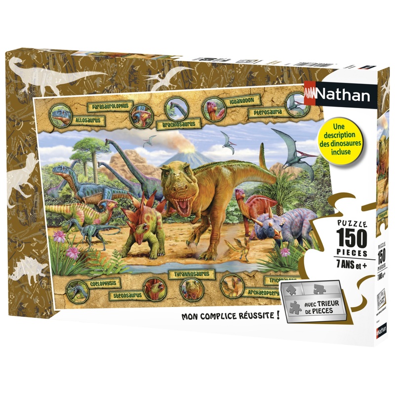Puzzle Espèces Dinosaures 150 Pièces