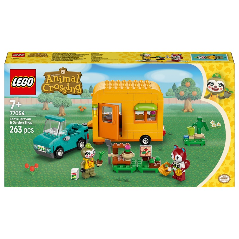 LEGO Animal Crossing 77054 Leifs Caravan en Tuinwinkel