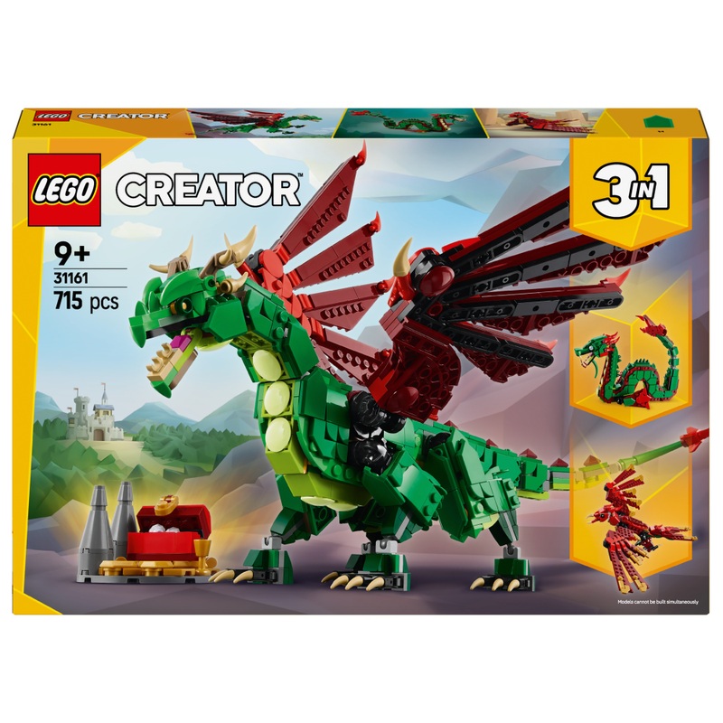 LEGO Creator 31161 Le Dragon Médiéval | Smyths Toys France