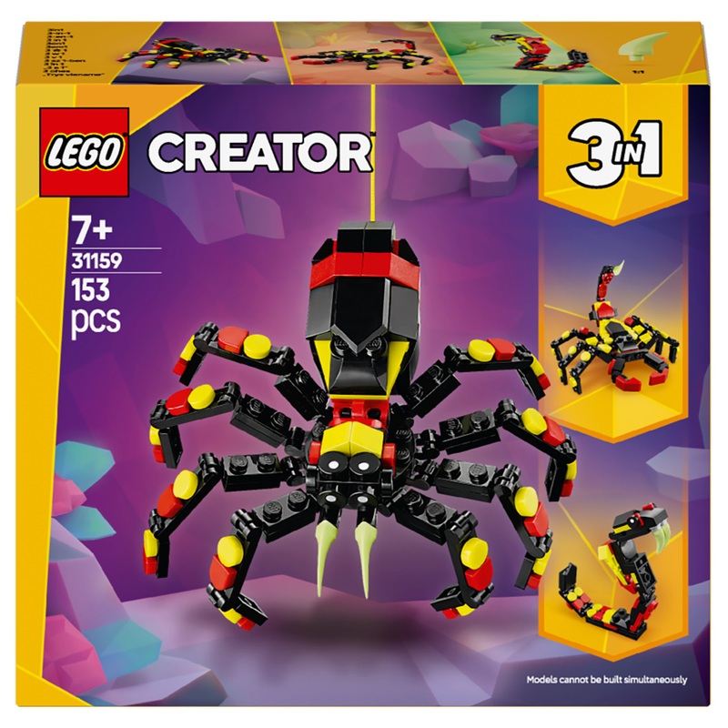 LEGO Creator 31159 Wilde Dieren: Verrassingspin 3-in-1 Set