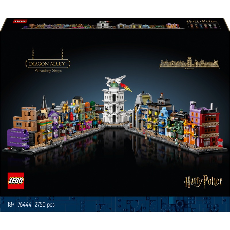 LEGO Harry Potter 76444 De Wegisweg Tovenaarswinkels Set