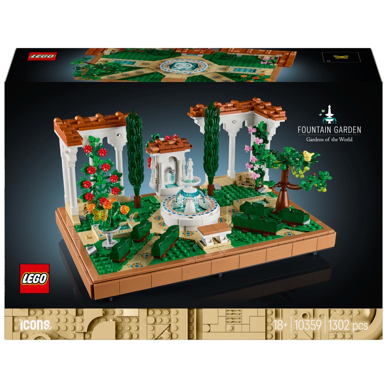 LEGO Icons 10359 Tuin met Fontein Set