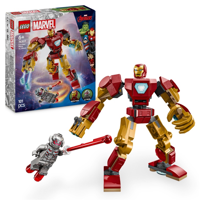 LEGO Marvel 76307 Iron Man Mech Ultron Set Smyths Toys UK