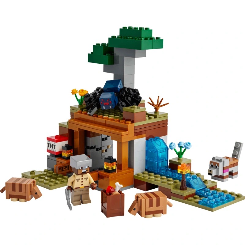 Authentic LEGO Minecraft armadillo and wolf figures for sale UK