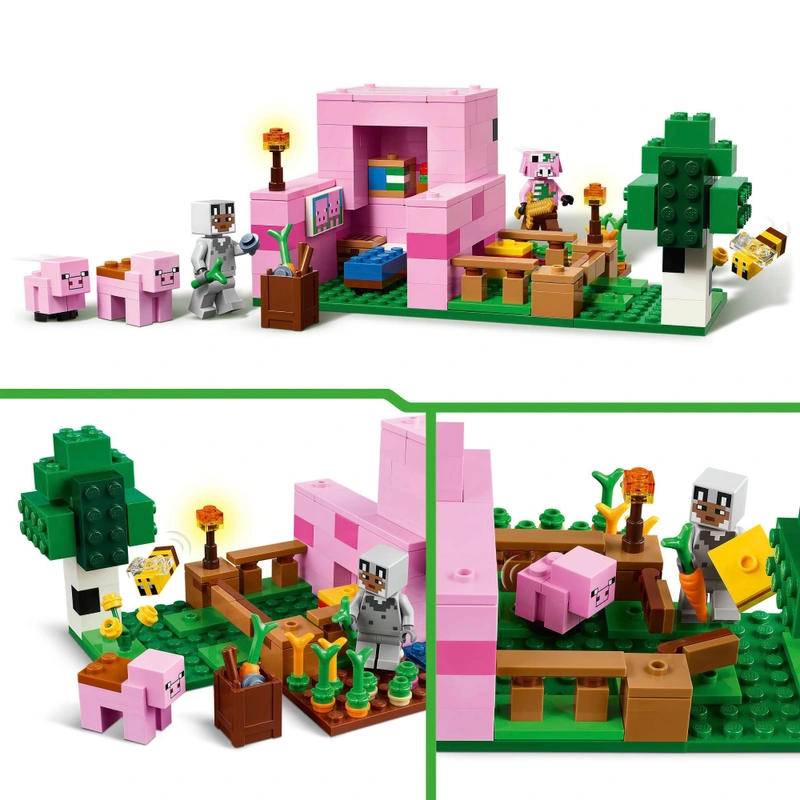 LEGO Minecraft 21268 building blocks close-up UK