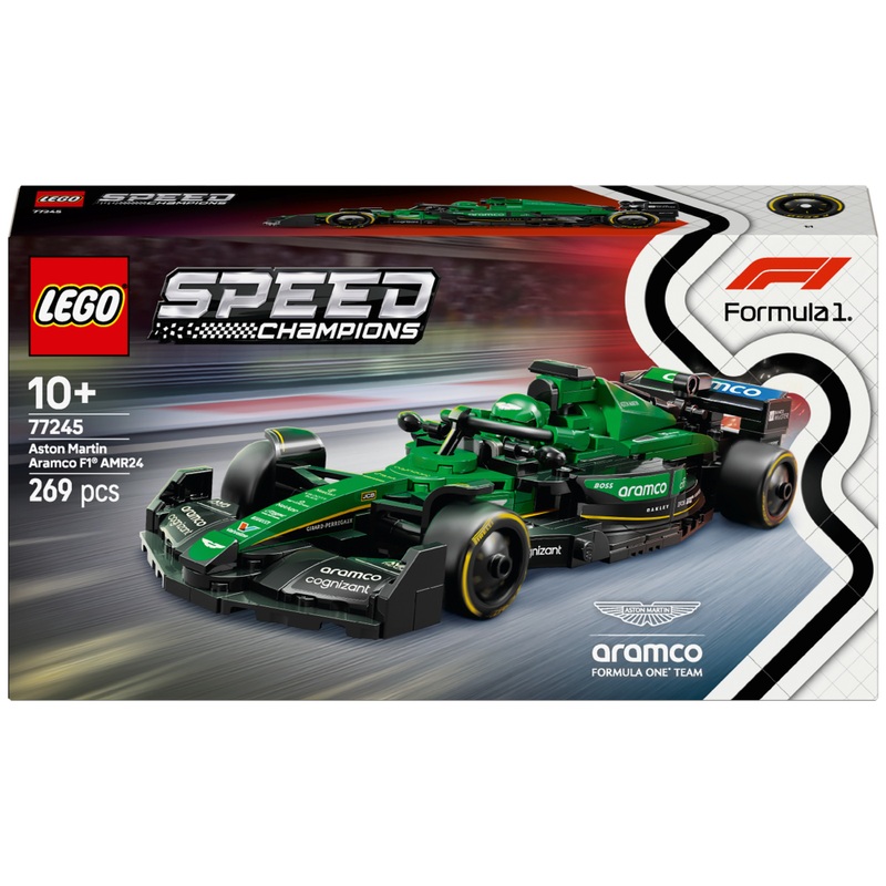 LEGO Speed Champions 77245 Aston Martin Aramco F1 AMR24 Raceauto Set