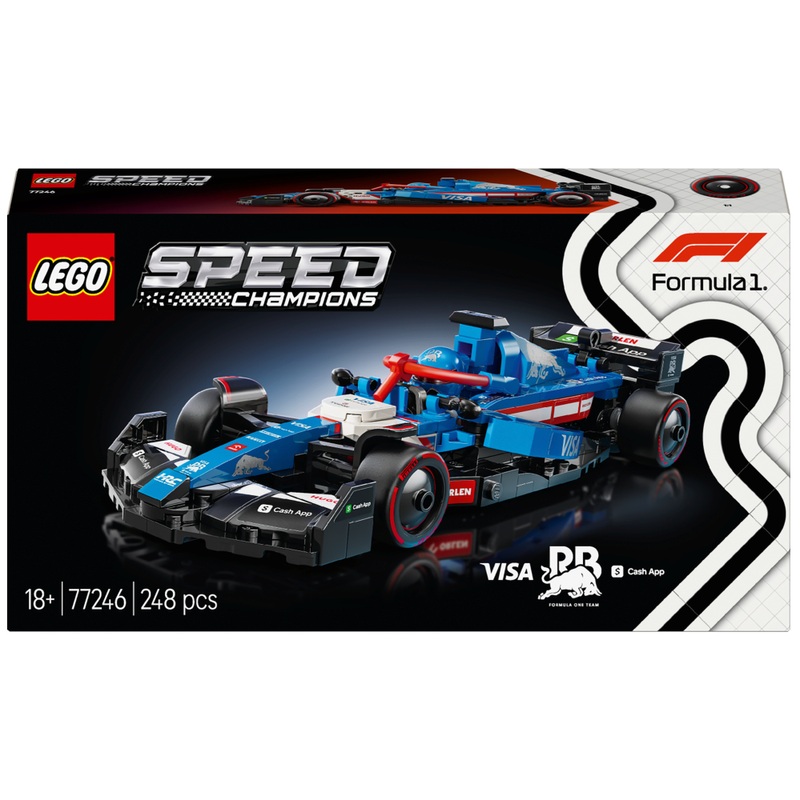 LEGO Speed Champions 77246 Visa Cash App RB VCARB 01 F1 Raceauto Set