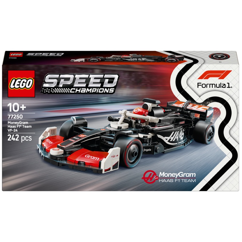 LEGO Speed Champions 77250 MoneyGram Haas F1 Team VF-24 Raceauto Set