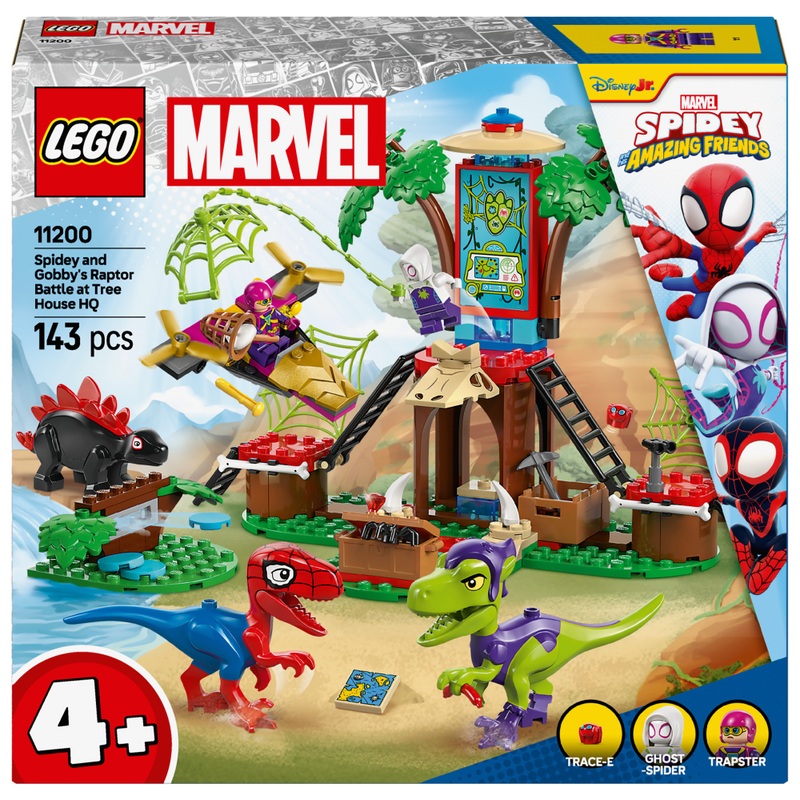 LEGO Spidey 11200 Spidey en Gobby's Raptorstrijd bij de Boomhut Set