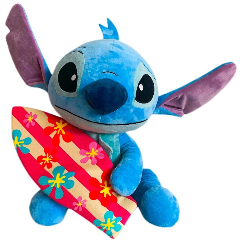 Disney Lilo & Stitch Knuffel Stitch met Surfplank 50 cm
