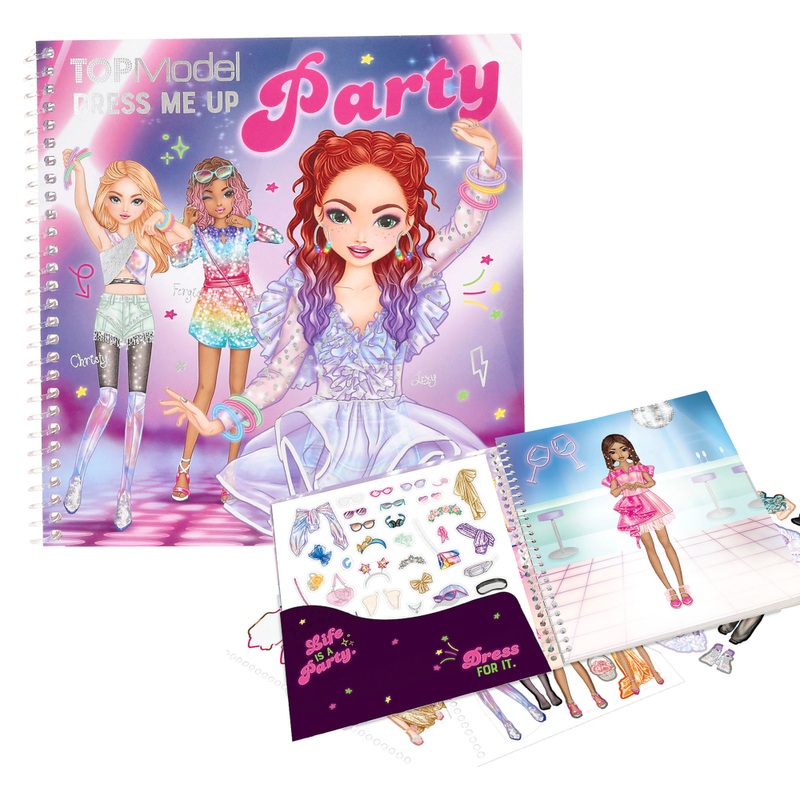 TOPModel - Dress Me Up Party Livre d'Autocollants