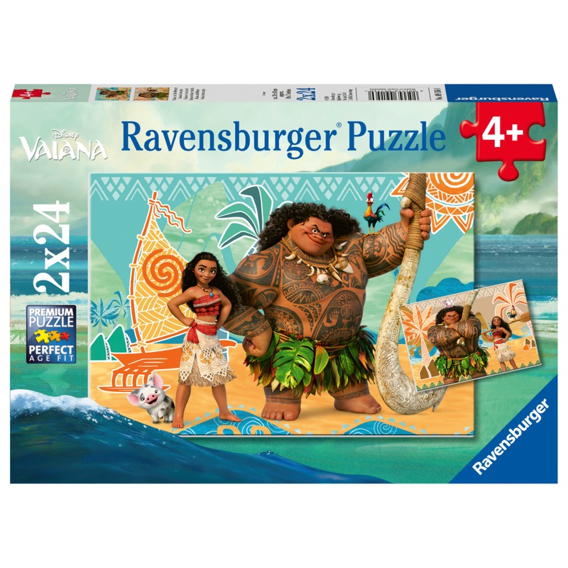 Disney Princesses - Vaiana Coffret Puzzles Vaiana et ses Amis 2x24 Pièces