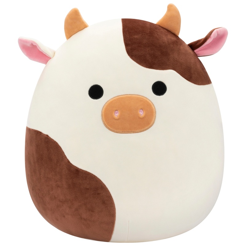 Squishmallows Knuffel Ronnie de Bruin Gevlekte Koe 40 cm