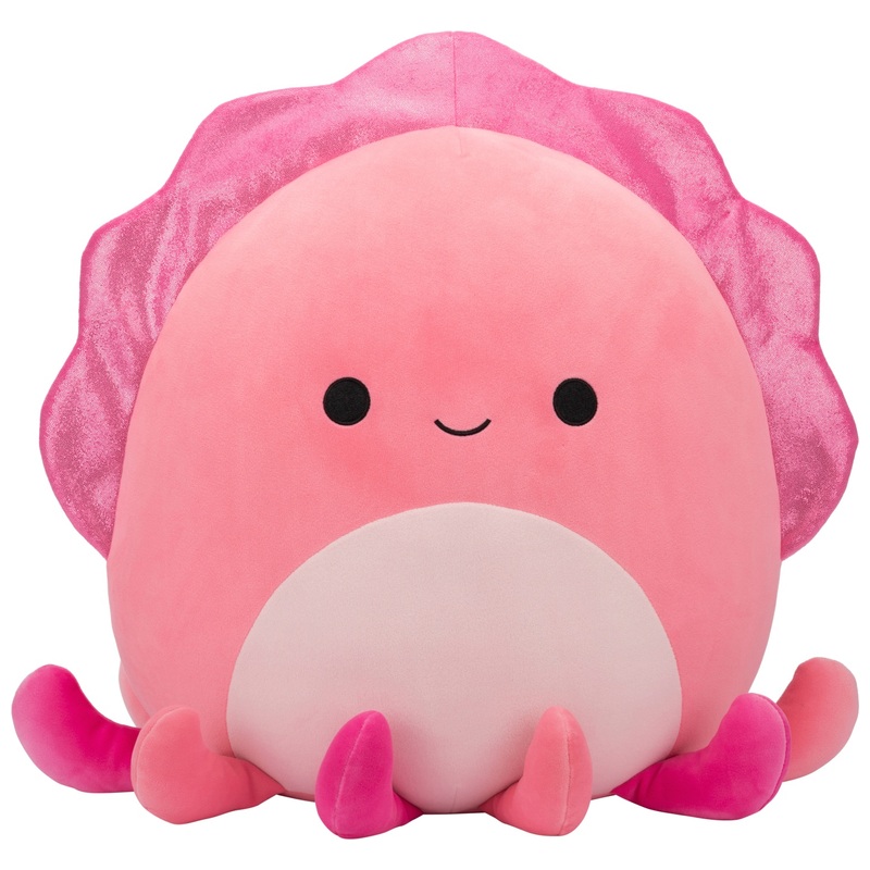 Original Squishmallows Plush Auggie the Pink Cuttlefish 40cm