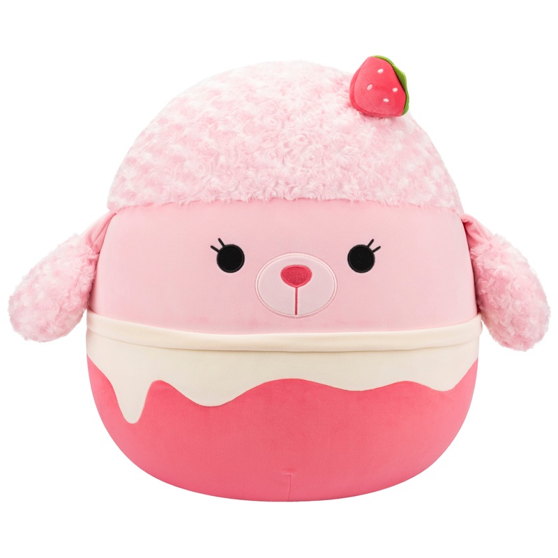 Squishmallows Knuffel Chloe de Aardbeien-Milkshake-Poedel 50 cm