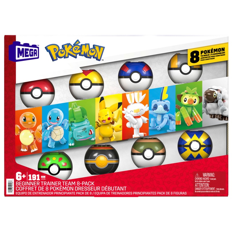 MEGA Pokémon Beginner Trainer Team 8-Pack