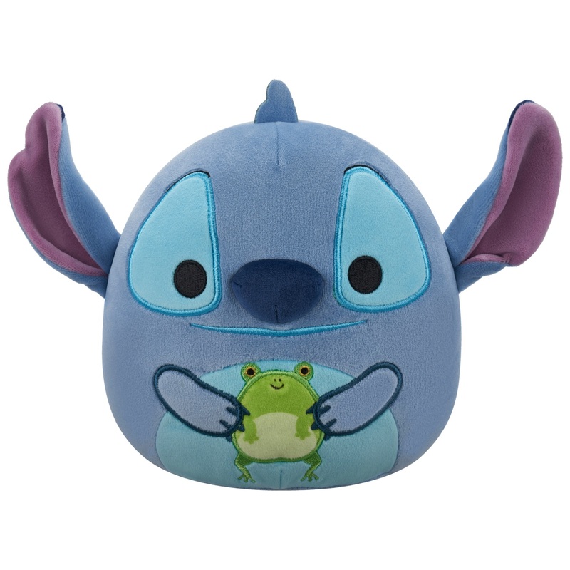 Squishmallows Disney Lilo & Stitch Knuffel Stitch met Kikker 25 cm