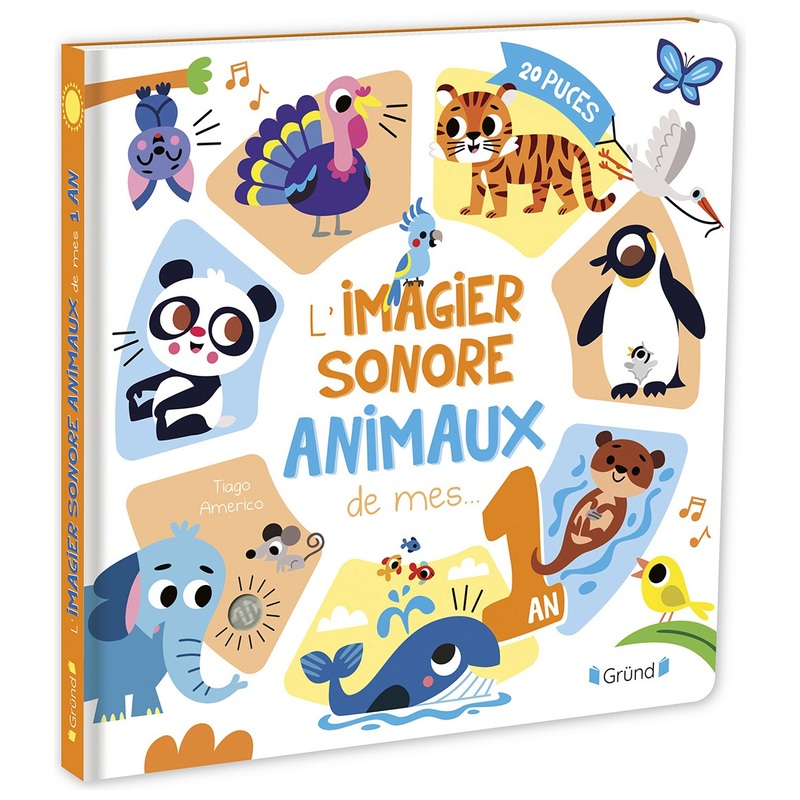 Livre L'Imagier Sonore de Mes 1 An - Animaux