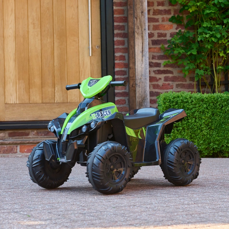 Side view of X-RACER 12V electric ATV for kids UK