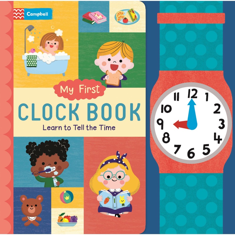 My First Clock Book Interactive Board Book | Smyths Toys UK