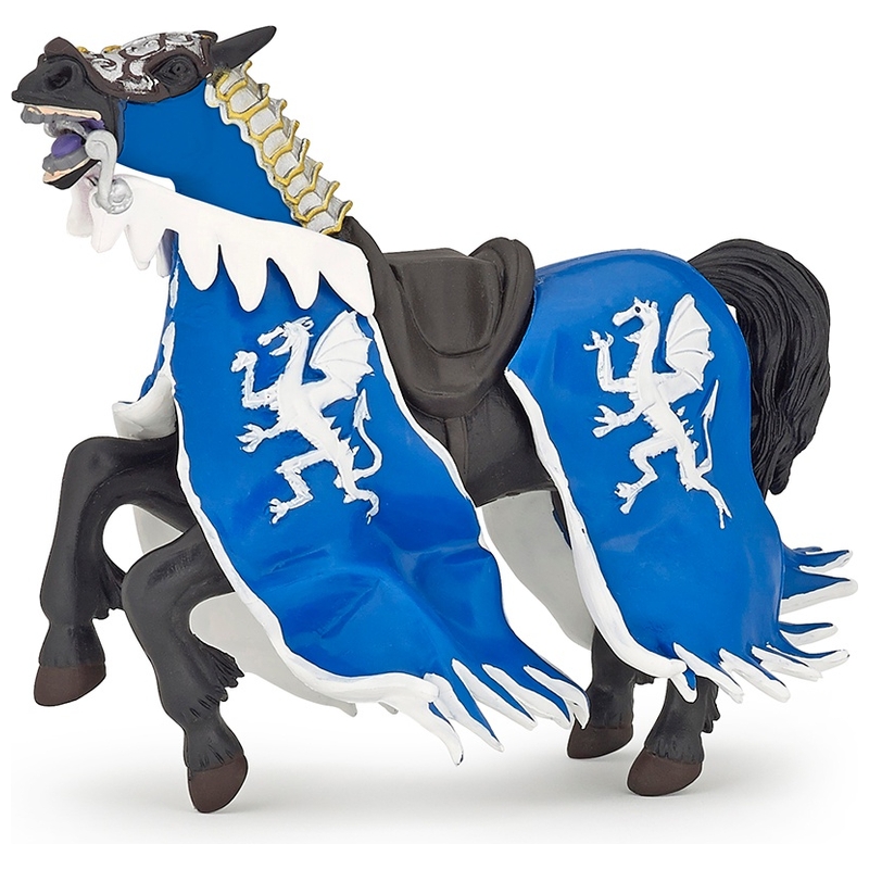 Papo - Cheval du Roi au Dragon Bleu