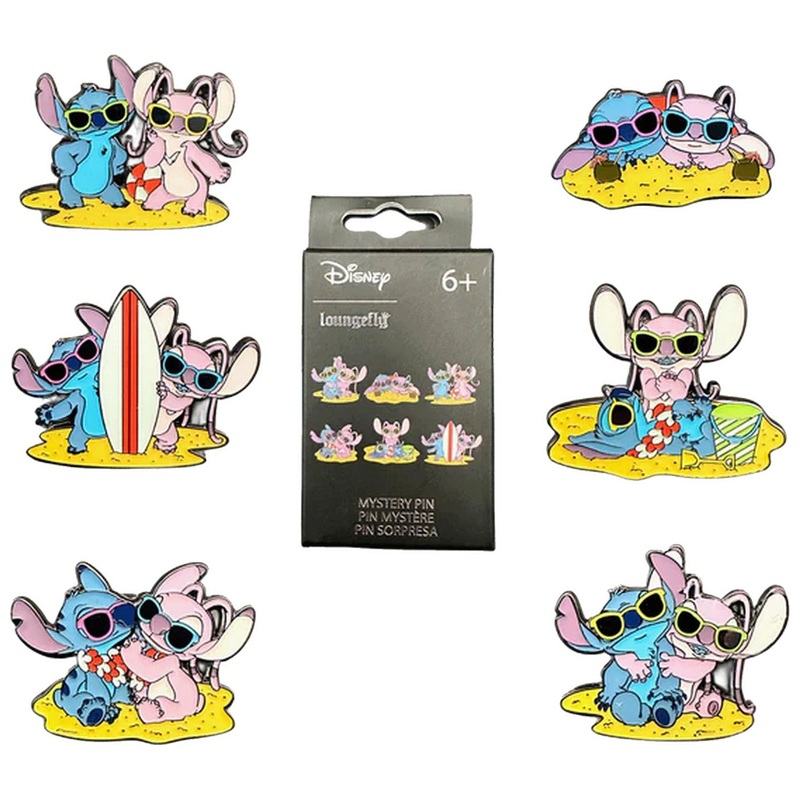 Funko - Disney Stitch & Angel à la Plage Pin's Mystère