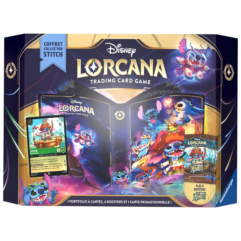 Disney Lorcana - Coffret Cadeau Stitch Série 6 La Mer Azurite
