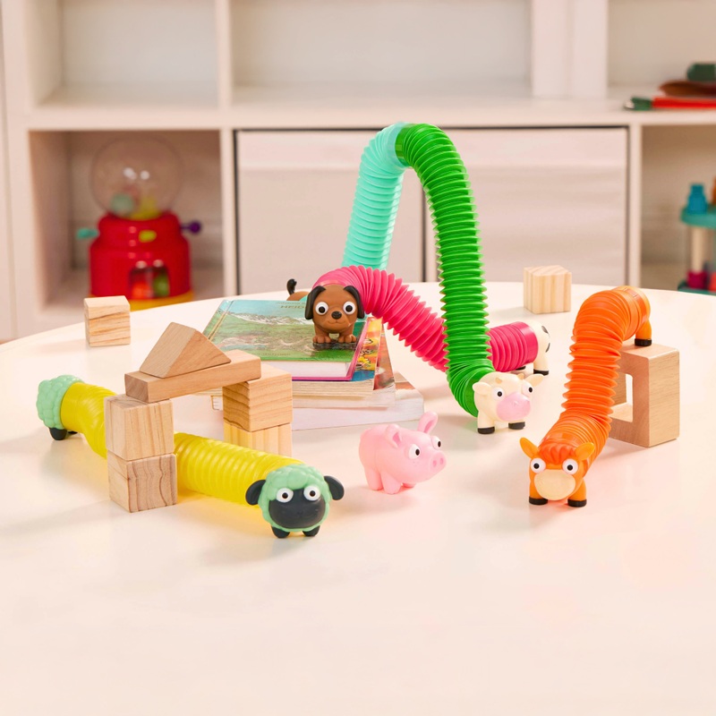 Battat Li'l Barn Buddies Sensorische Boerderijdieren