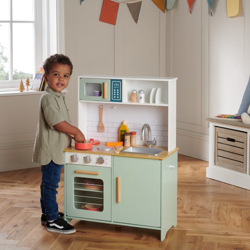 Kitchen Corner Houten Speelkeuken met Accessoires