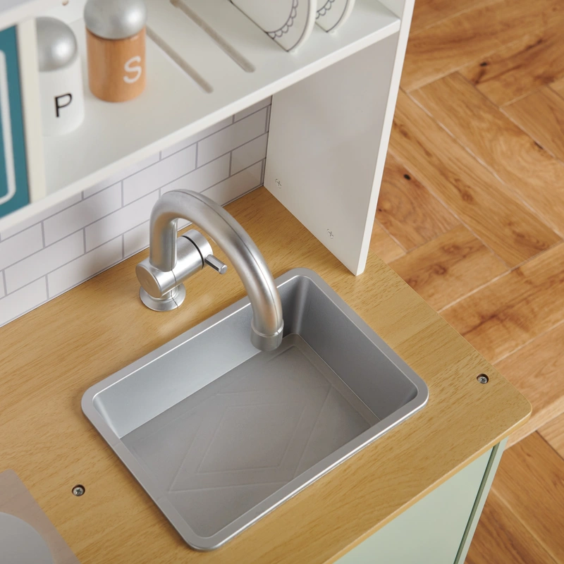 Kitchen Corner Wooden Play Kitchen UK features