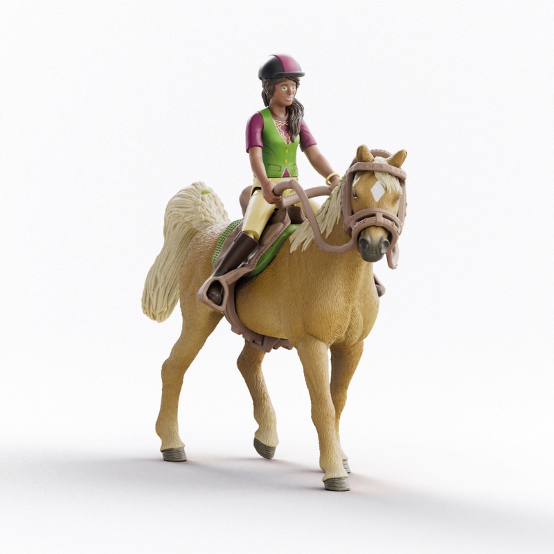 Schleich - Horse Club 42714 Figurine Sarah & Mystery